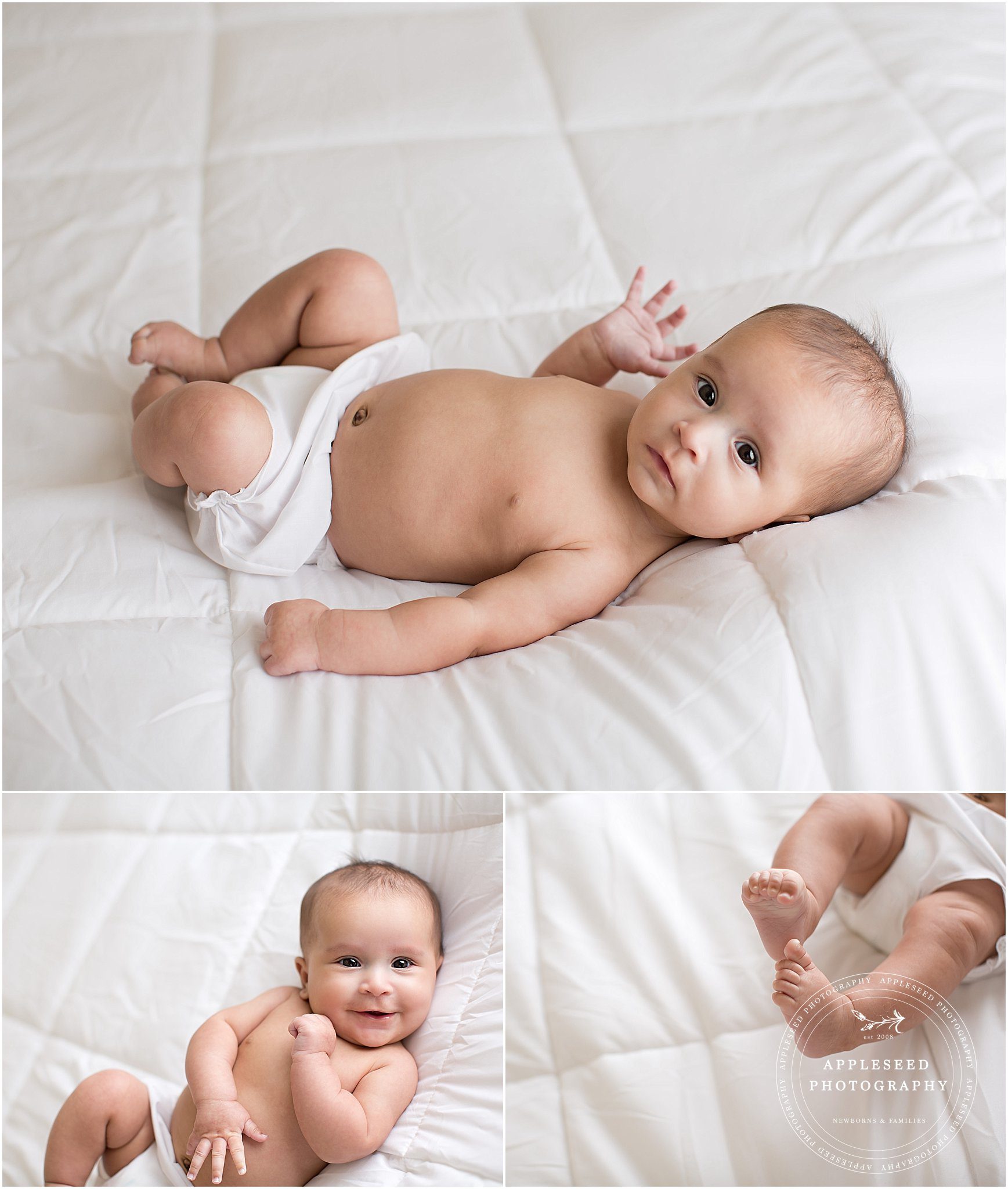 4 Months Old | Atlanta Baby Photographer | Appleseed Photography